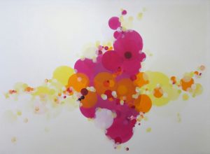 Proximity, to magenta. 2013/2016. Acrylic and oil on canvas. 210cm x 300cm