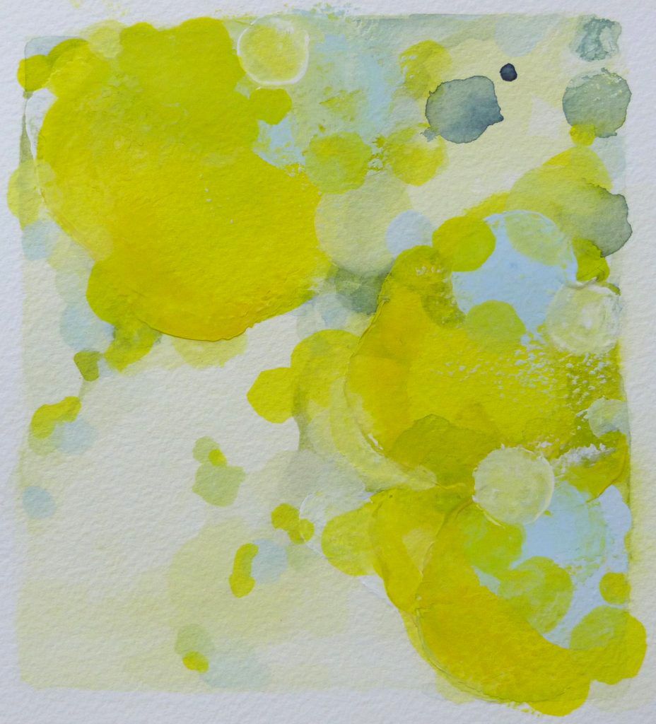 Study for, Waiting 2015. Water colour on paper. 21 x 19cm.